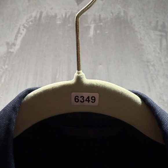 Lauren Ralph Lauren Mens Suit 48L Blazer Navy Blue Windowpane Wool 38x34 Pants - Picture 16 of 16